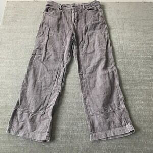 BDG‎ Pants Men 32x28 Corduroy Gray Purple Baggy Double Knee Casual Skater Grunge